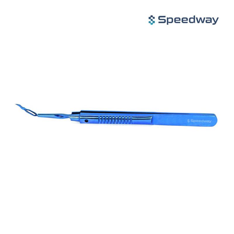 マスターテクニックRelevant Surgical Exposures 第2版 MICS Double-Cross Action Capsulorhexis Forceps Titanium